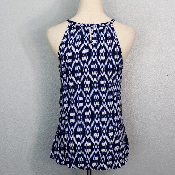 Old Navy Patterned High Neck Lightweight Sleeveless Top Size M - Picture 5 of 10